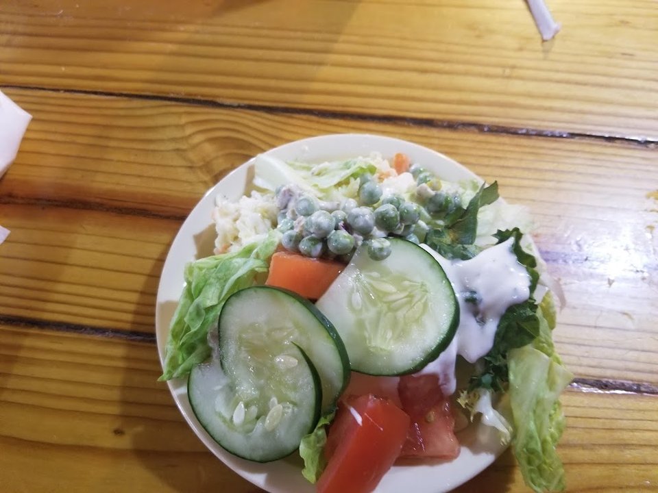 Casual dining menu with seafood-house favorites.